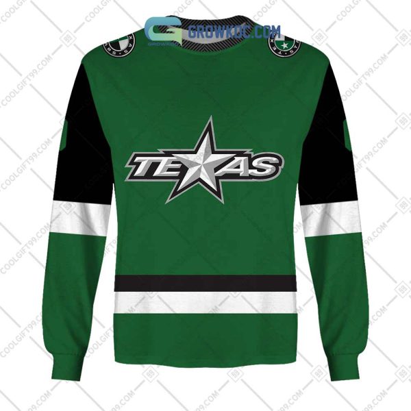 Texas Stars AHL Color Home Jersey Personalized Hoodie T Shirt