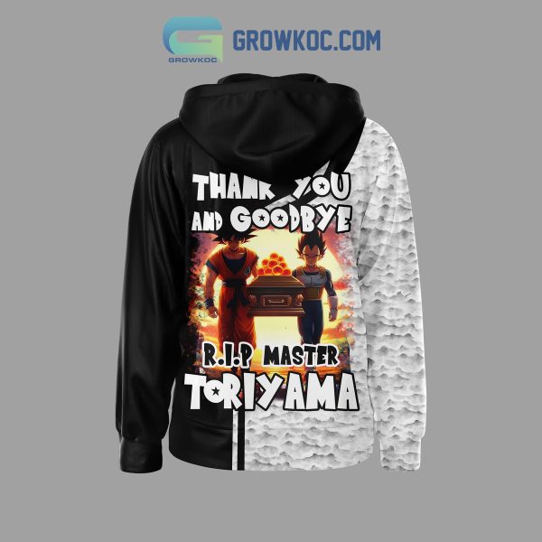 Thank You And Goodbye Master Toriyama Akira Dragon Dall Hoodie Shirts