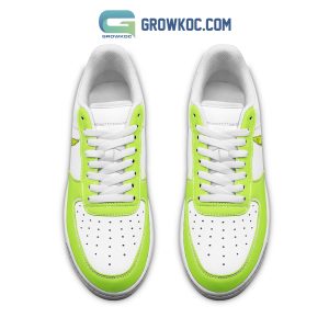 The Grinch That’s It I’m Not Going Green And White Design Air Force 1 Shoes