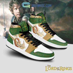 The Lord Of The Rings Not All Those Who Wander Are Lost Black Lace Air Jordan 1 Shoes