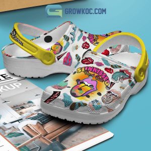 The Rolling Stones And The Simspons Stone Tour 2024 Crocs Clogs