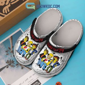 The Rolling Stones And The Simspons Stone Tour 2024 Crocs Clogs