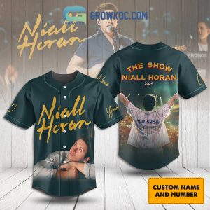The Show Tour 2024 Niall Horan Fan Green Version Personalized Baseball Jersey