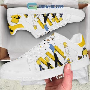 The Simpsons The Strawberry Iced Donut With Sprinkles Stan Smith Shoes