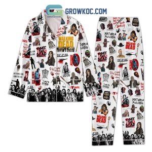 The Walking Dead Fight The Dead Fear The Living Polyester Pajamas Set