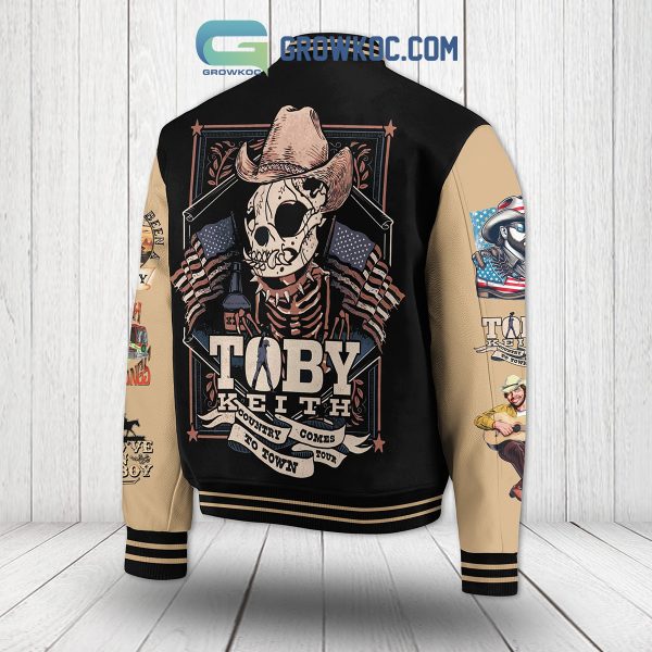 Toby Keith Country Comes To Town Tour Baseball Jacket