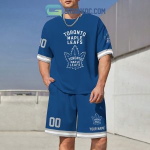 Toronto Maple Leafs Fan Personalized T-Shirt And Short Pants