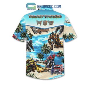 Transformers The Autobot Hibiscus Fan Hawaiian Shirts