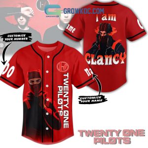21 Pilots I Am Clancy Wanted Dead Or Alive Personalized Baseball Jersey