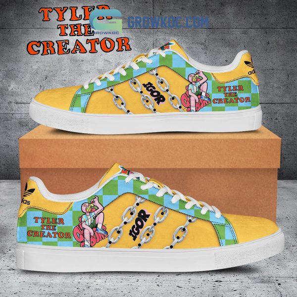 Tyler The Creator Cherry Bomb Stan Smith Shoes