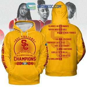 USC Trojans 2024 Pac 12 Champions Hoodie Shirts Yellow Version