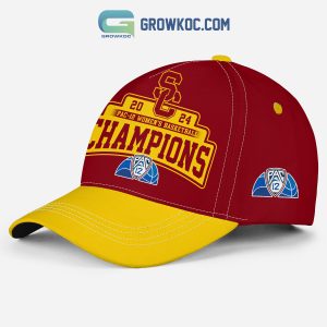 USC Trojans 2024 Pac 12 Champions Red Design Cap