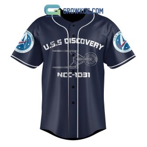 USS Discovery NCC 1031 Personalized Baseball Jersey