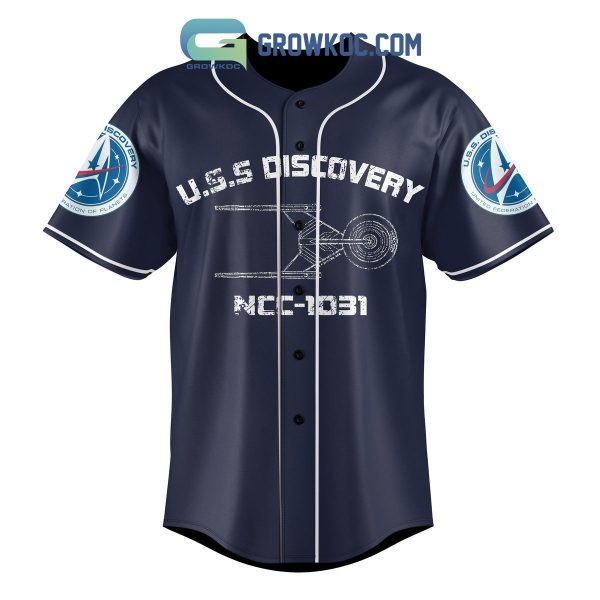 USS Discovery NCC 1031 Personalized Baseball Jersey