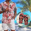 Luke Combs Hawaiian Shirts With Summer Flip Flop