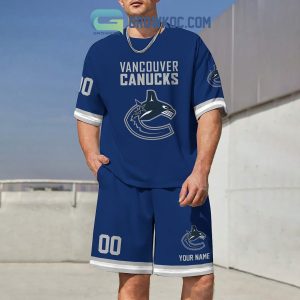 Vancouver Canucks Fan Personalized T-Shirt And Short Pants
