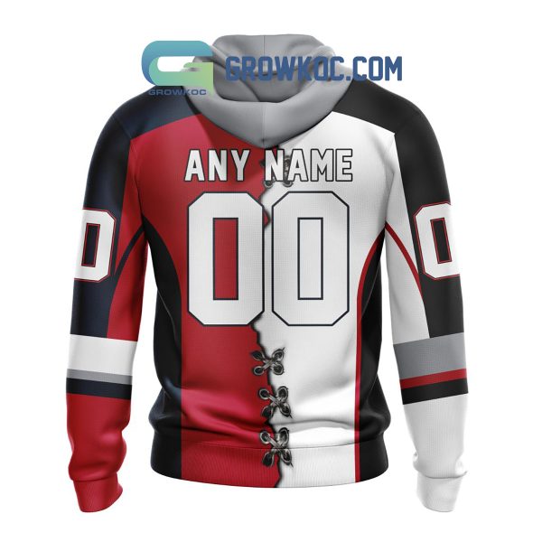 Vancouver Giants Mix Home And Away Jersey Personalized Hoodie Shirt