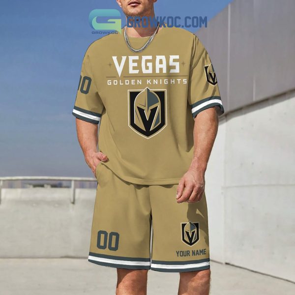 Vegas Golden Knights Fan Personalized T-Shirt And Short Pants