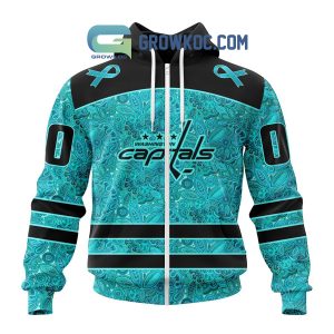 Washington Capitals Fight Ovarian Cancer Personalized Hoodie Shirts