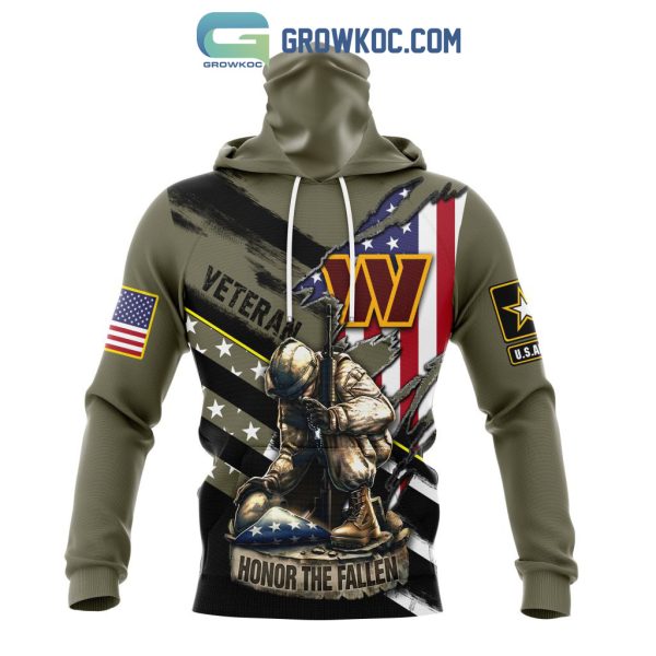 Washington Commanders NFL Veterans Honor The Fallen Personalized Hoodie T Shirt