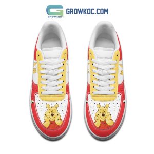 Winnie The Pooh Honey Bee Fan Air Force 1 Shoes