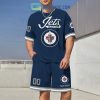 Winnipeg Jets Fan Personalized T-Shirt And Short Pants