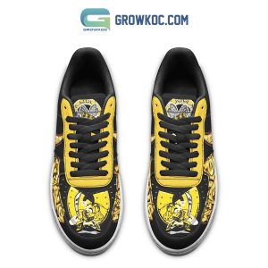 Wu Tang Killa Bees Black Yellow Bee Hive Air Force 1 Shoes