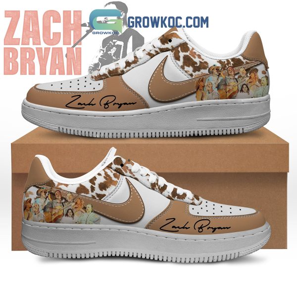 Zach Bryan Signature Country Singer Air Force 1 Shoes