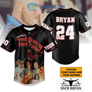 Zach Bryan The Burn Burn Burn Tour 2023 Personalized Baseball Jersey