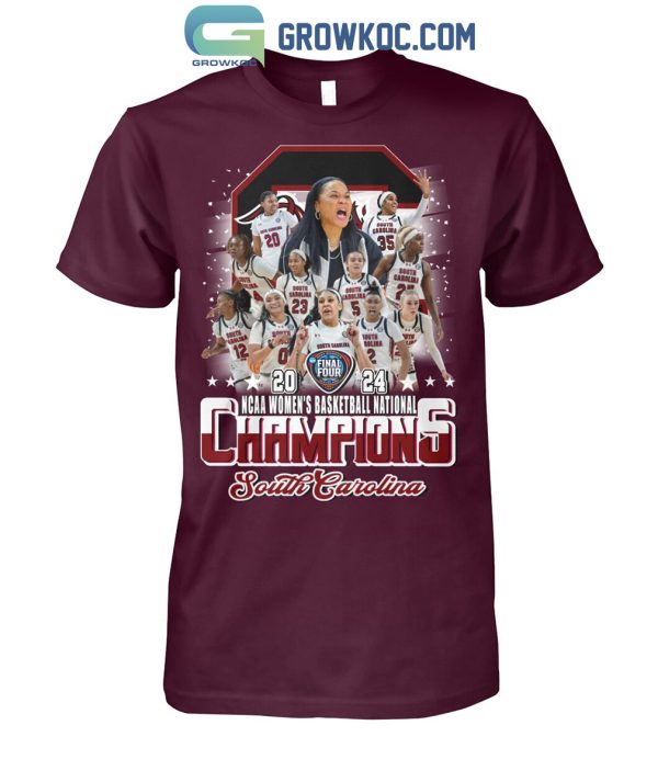 2024 South Carolina Gamecocks NCAA Women’s Basketball National Champions Fan T-Shirt