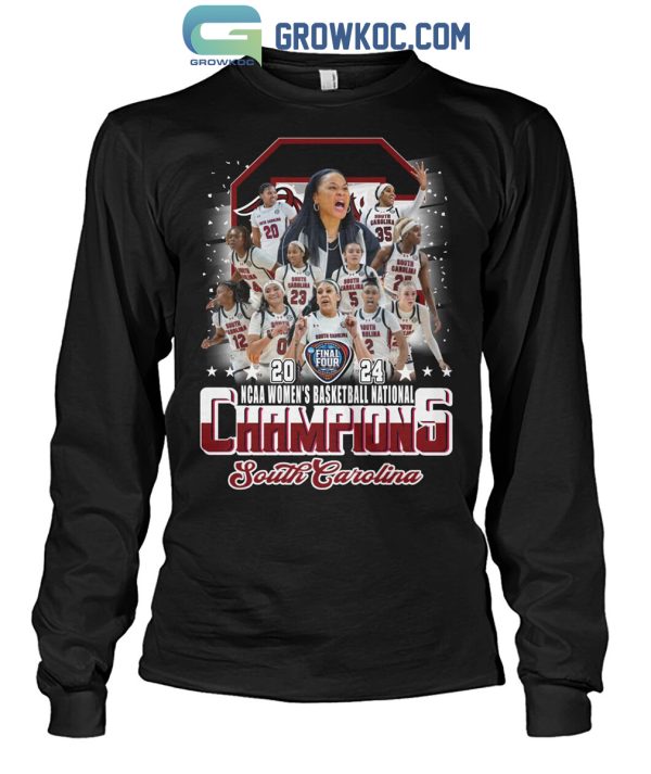 2024 South Carolina Gamecocks NCAA Women’s Basketball National Champions Fan T-Shirt