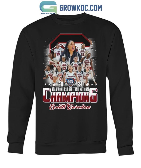 2024 South Carolina Gamecocks NCAA Women’s Basketball National Champions Fan T-Shirt