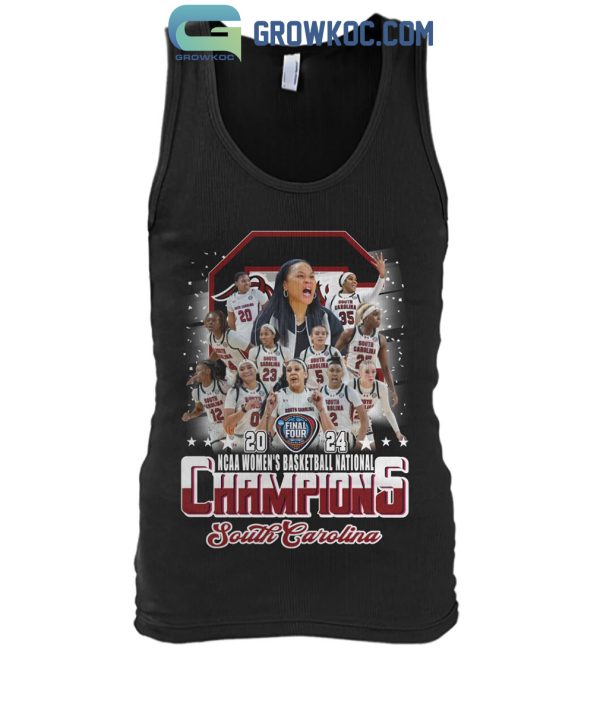 2024 South Carolina Gamecocks NCAA Women’s Basketball National Champions Fan T-Shirt