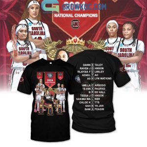 2024 South Carolina Gamecocks NCAA Women’s Basketball National Champions Hoodie Shirts Black