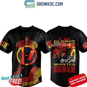 21 Pilots I Am Clancy Wanted Dead Or Alive Personalized Baseball Jersey