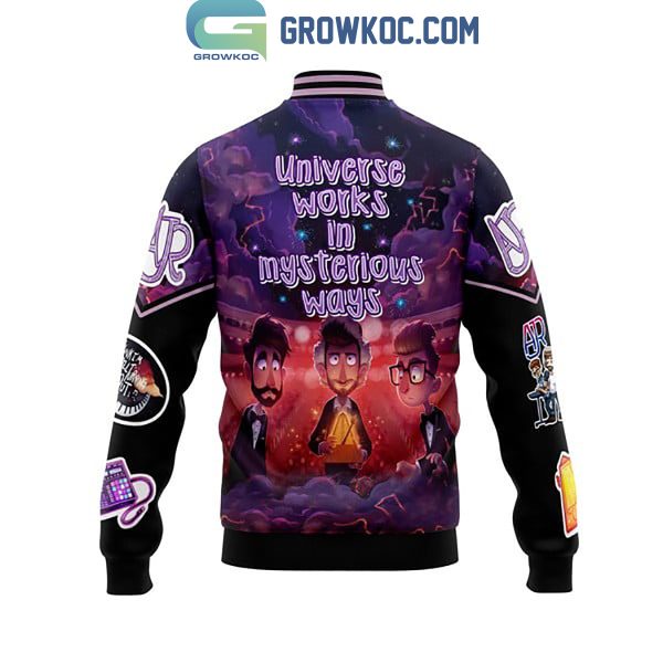AJR Band Universe Works In Mysterious Ways Fan Baseball Jacket