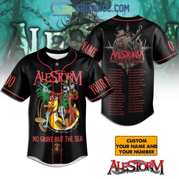 Alestorm Voyage Of The Dead Marauder 2024 Fan Personalized Baseball Jersey