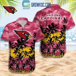 Arizona Cardinals Palm Tree Fan Hawaiian Shirt