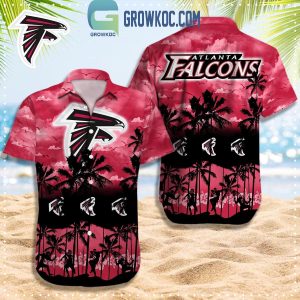 Atlanta Falcons Palm Tree Fan Hawaiian Shirt
