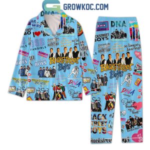 Backstreet Boys As Long As I Love You Polyester Pajamas Set Blue Version