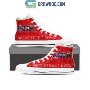 Backstreet Boys As Long As I Love You Red Version High Top Shoes