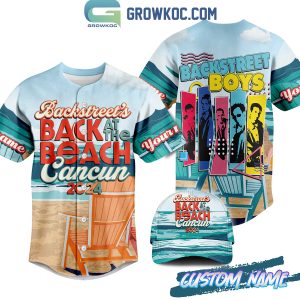 Backstreet Boys Back At The Beach Cancun 2024 Personalized Baseball Jersey