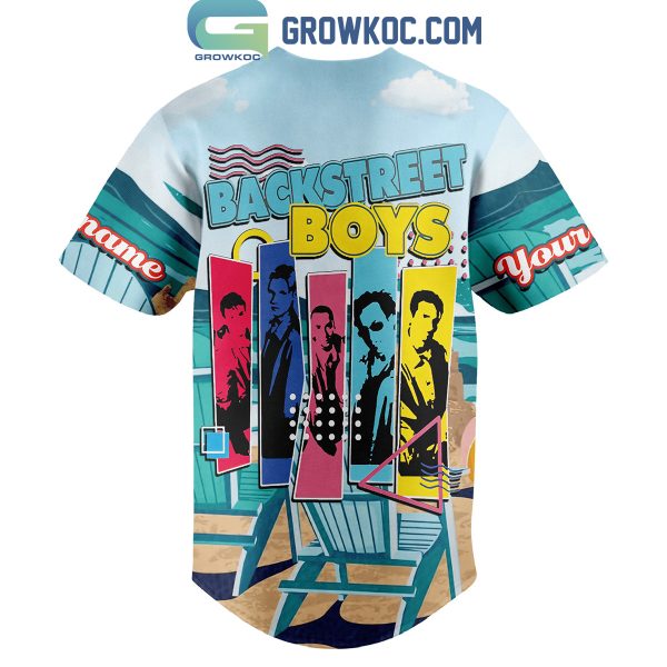 Backstreet Boys Back At The Beach Cancun 2024 Personalized Baseball Jersey