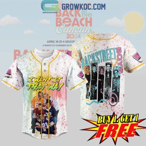Backstreet Boys I Want It That Way Personalized Baseball Jersey