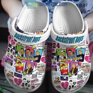Backstreet Boys Quit Playing With My Heart Crocs Clogs White Design