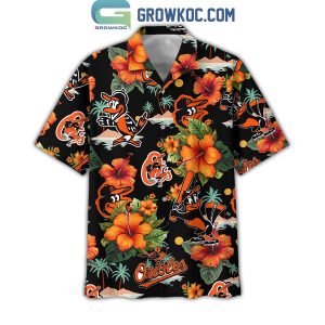 Baltimore Orioles Baseball Team Fan Hawaiian Shirts