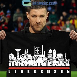 Bayer 04 Leverkusen City Horizon Team Player Name T-Shirt