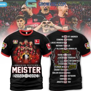 Bayer 04 Leverkusen Deutscher Meister 2023-2024 Hoodie Shirts