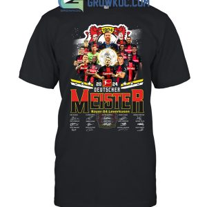 Bayer 04 Leverkusen Deutscher Meister 2023-2024 T-Shirt