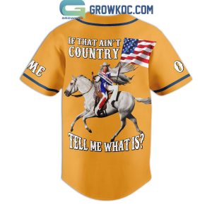 Beyonce Cowboy Carter If That Ain’t Country Tell Me What Is Personalized Baseball Jersey